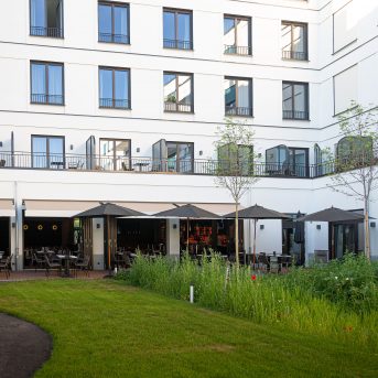 Bild der Dankstelle Qube Restaurant Bahnstadt