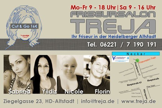 Bild der Dankstelle Friseursalon Treja