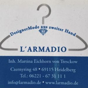 Logo der Dankstelle L‘Armadio Designer Second Hand