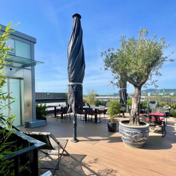 Bild der Dankstelle Qube Restaurant Bahnstadt