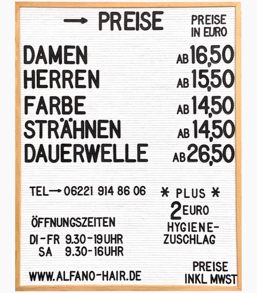 Bild der Dankstelle Alfano Hair
