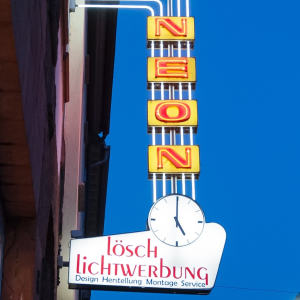 Logo der Dankstelle Lösch Lichtwerbung